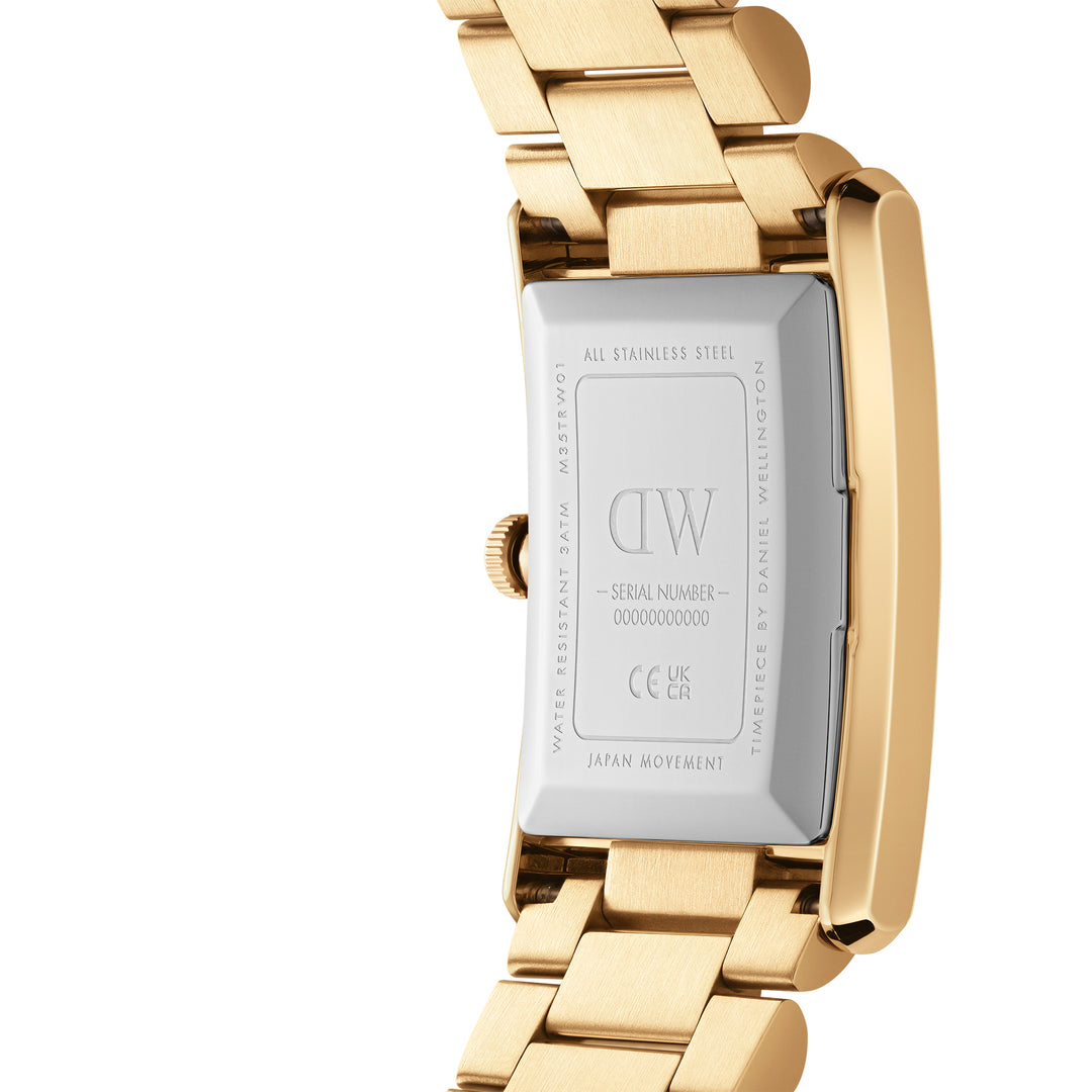 Daniel Wellington Mens Watch Gold Tone Case Quartz