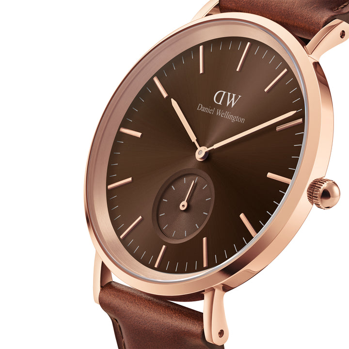 Daniel Wellington Mens Watch Rose Gold Tone Case Quartz