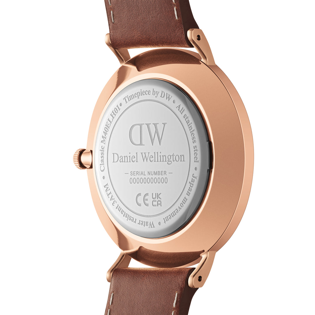 Daniel Wellington Mens Watch Rose Gold Tone Case Quartz