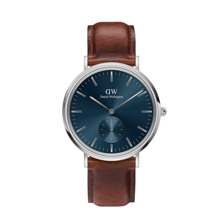 Daniel Wellington Mens Watch Silver Tone Case Quartz