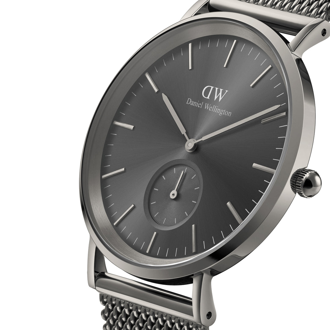 Daniel Wellington Mens Watch Grey Tone Case Quartz