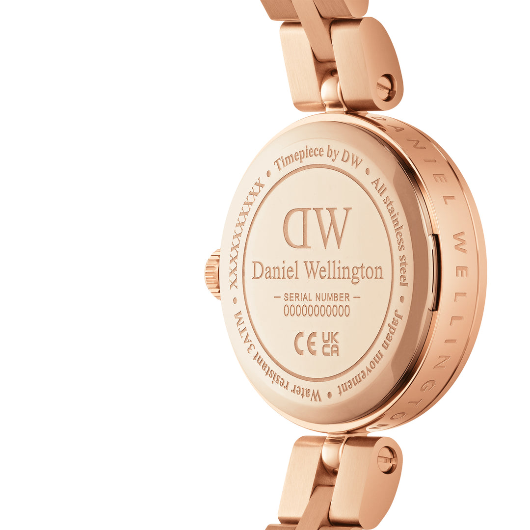 Daniel Wellington Ladies Watch Rose Gold Tone Case Quartz