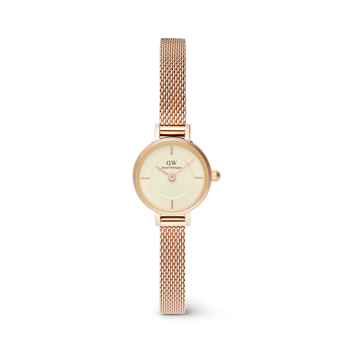 Daniel Wellington Women's Watch Champagne Dial Rose Gold Tone Case Quartz