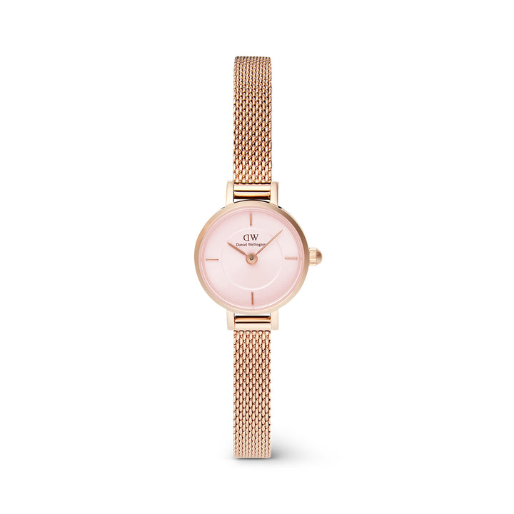 Daniel Wellington Women's Watch Pink Dial Rose Gold Tone Case Quartz