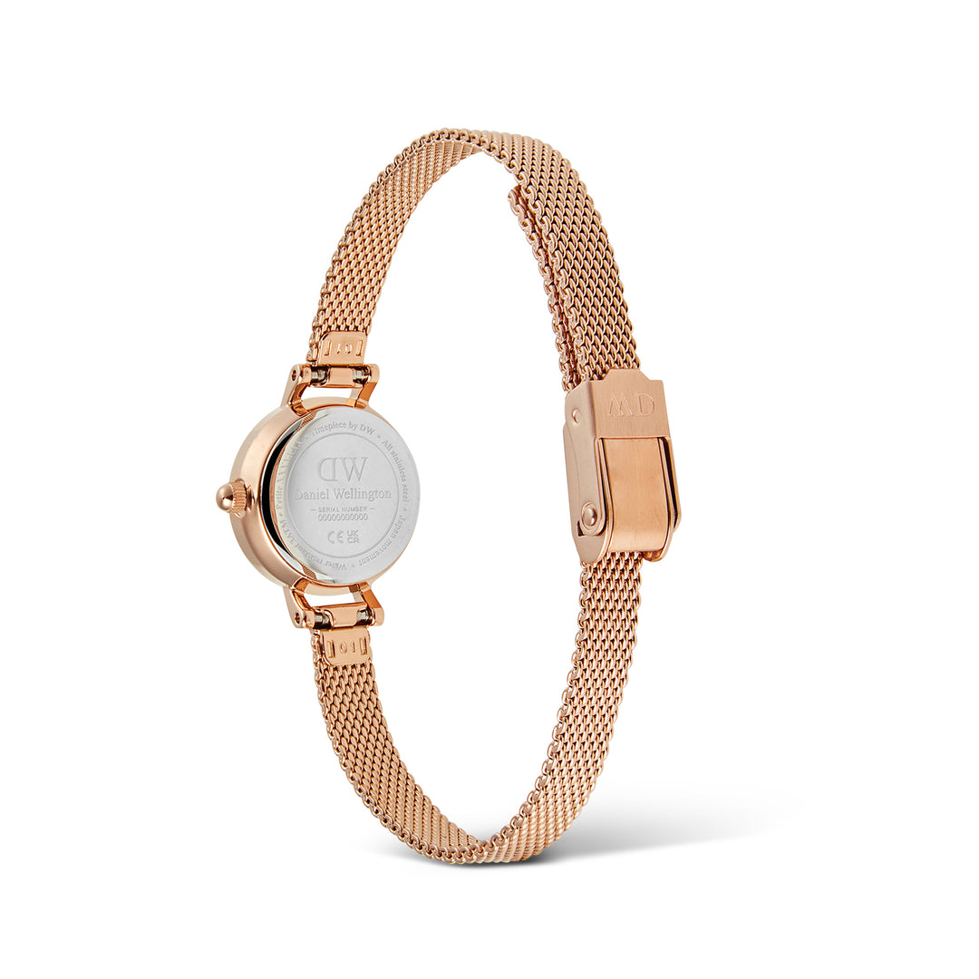 Daniel Wellington Women's Watch Pink Dial Rose Gold Tone Case Quartz