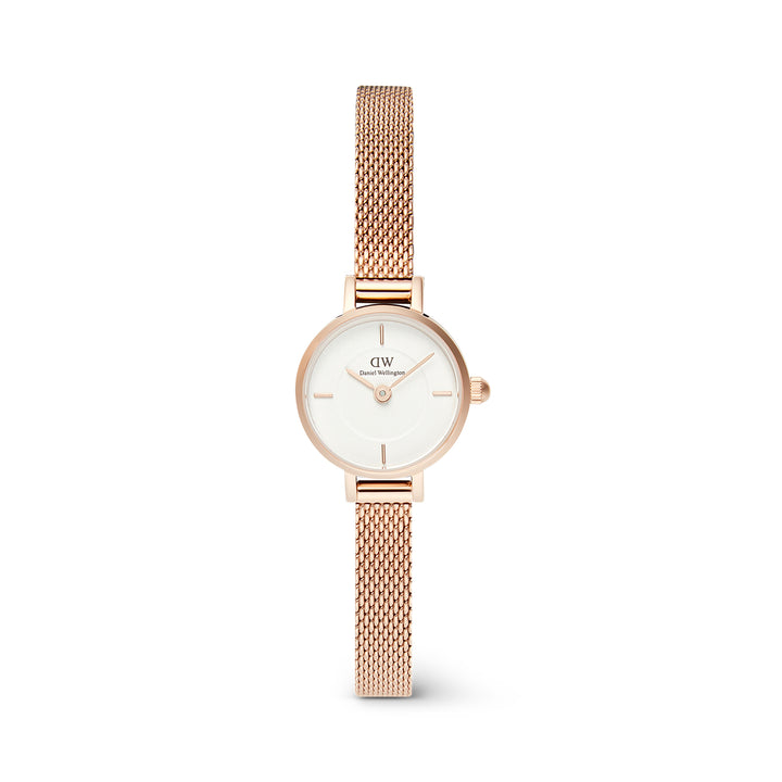 Daniel Wellington Women's Watch White Dial Rose Gold Tone Case Quartz