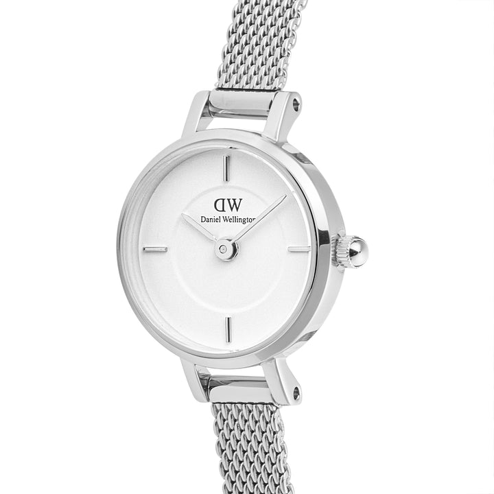 Daniel Wellington Women's Watch White Dial Silver Tone Case Quartz