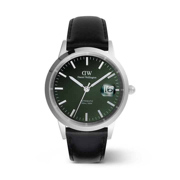 Daniel Wellington Men's Watch Green Dial Silver Tone Case Quartz