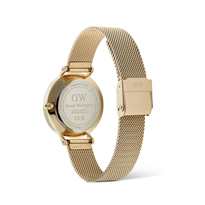 Daniel Wellington Women's Watch White Dial Gold Tone Case Quartz