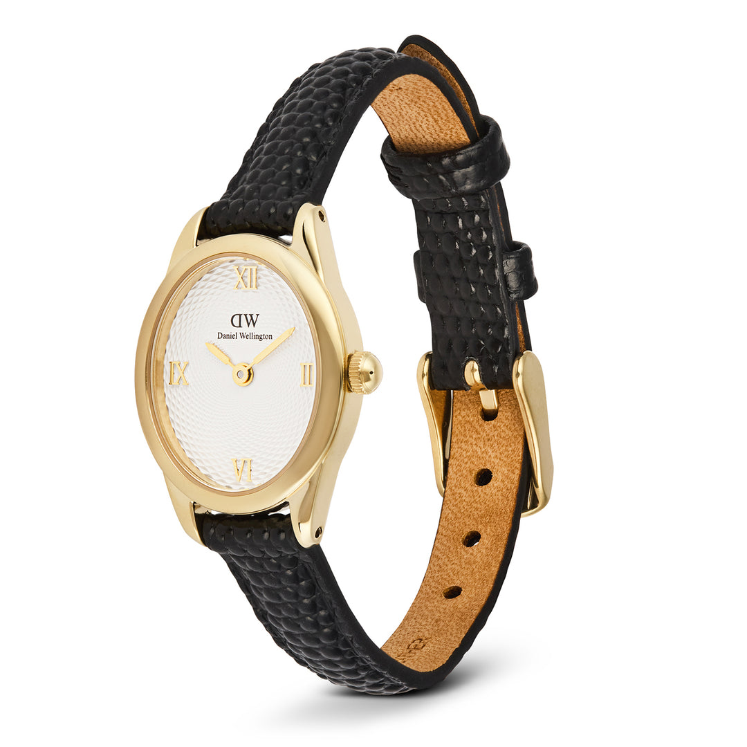 Daniel Wellington  Ladies Watch White Dial Gold Tone Case Quartz