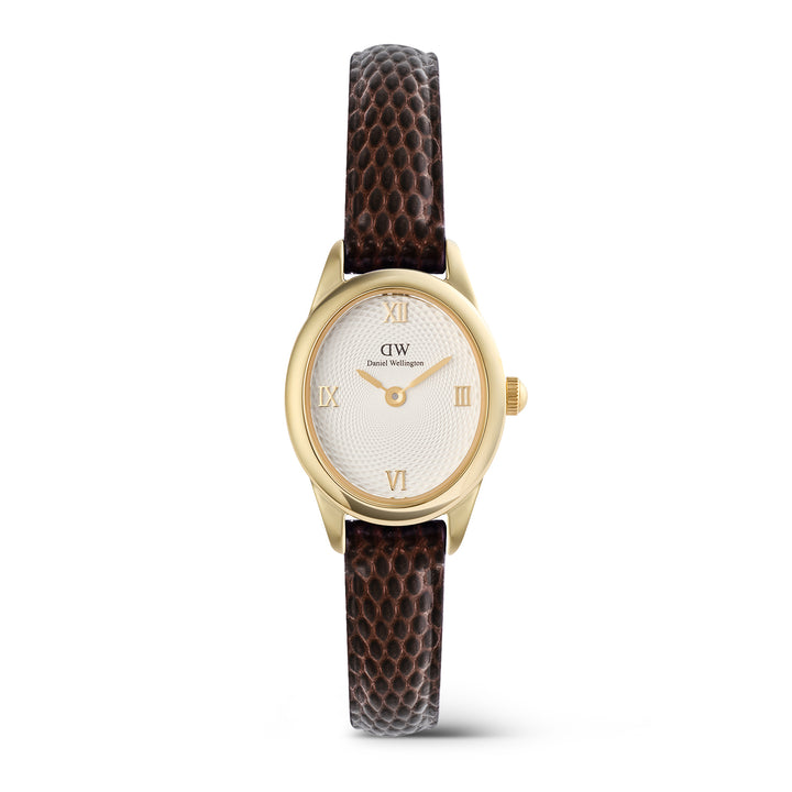Daniel Wellington  Ladies Watch White Dial Gold Tone Case Quartz