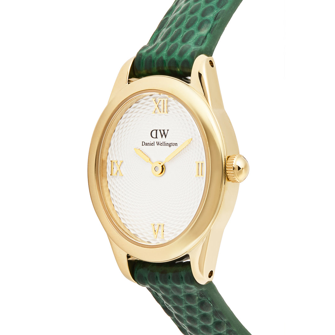 Daniel Wellington  Ladies Watch White Dial Gold Tone Case Quartz