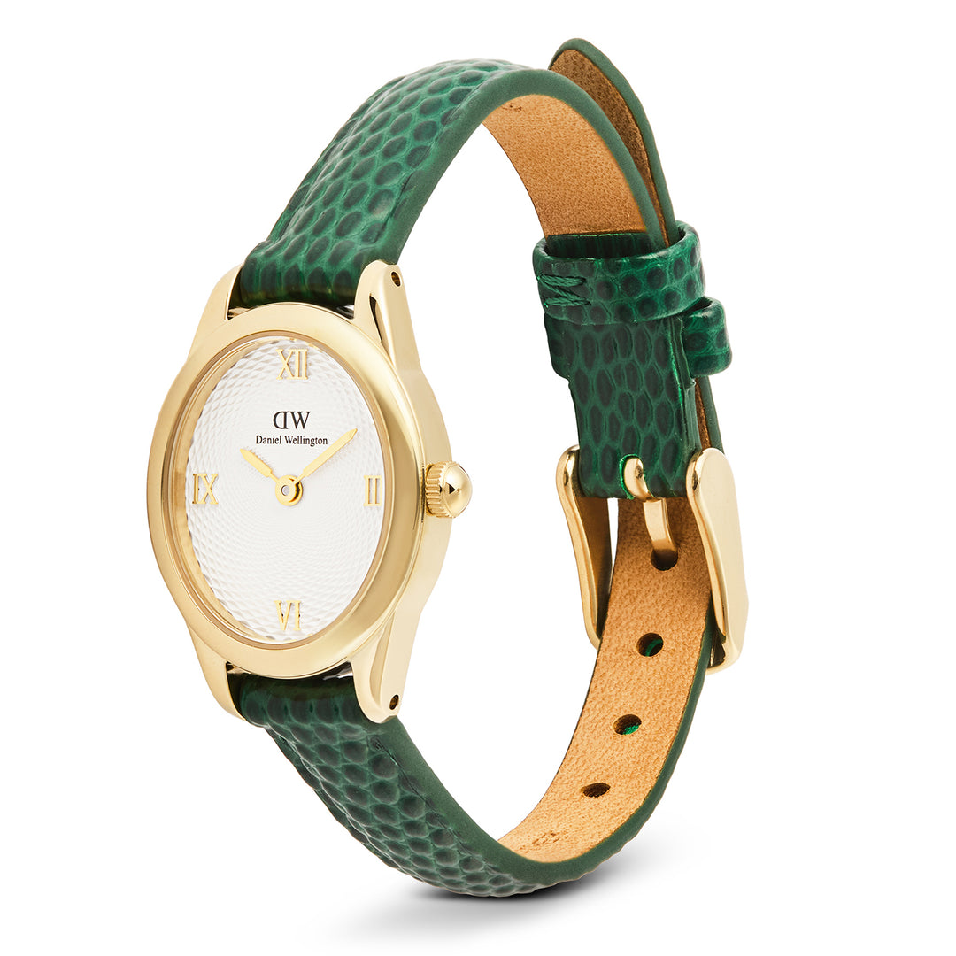 Daniel Wellington  Ladies Watch White Dial Gold Tone Case Quartz