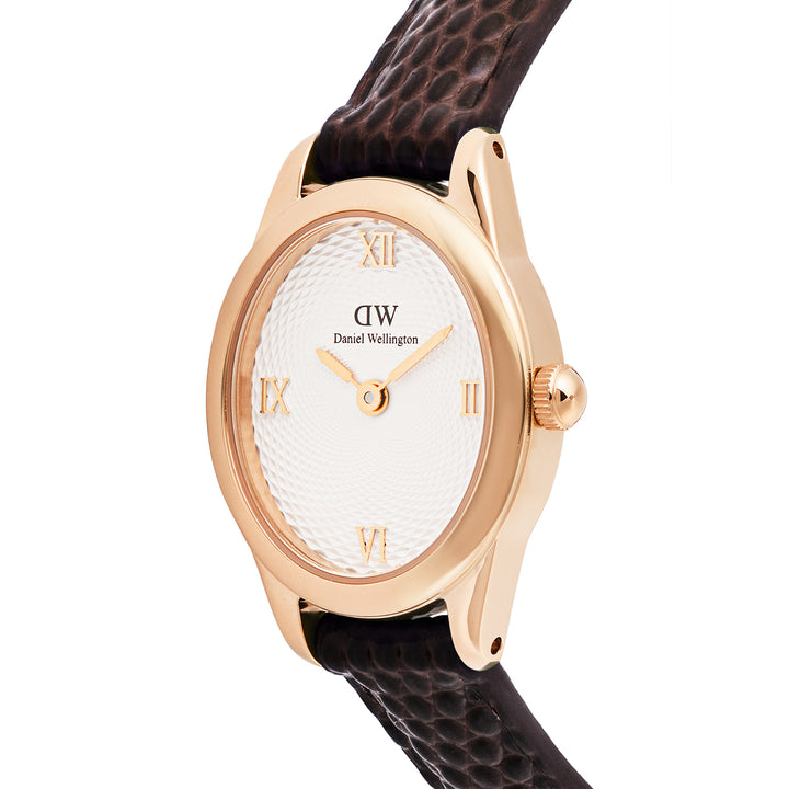 Daniel Wellington  Ladies Watch White Dial Rose Gold Tone Case Quartz