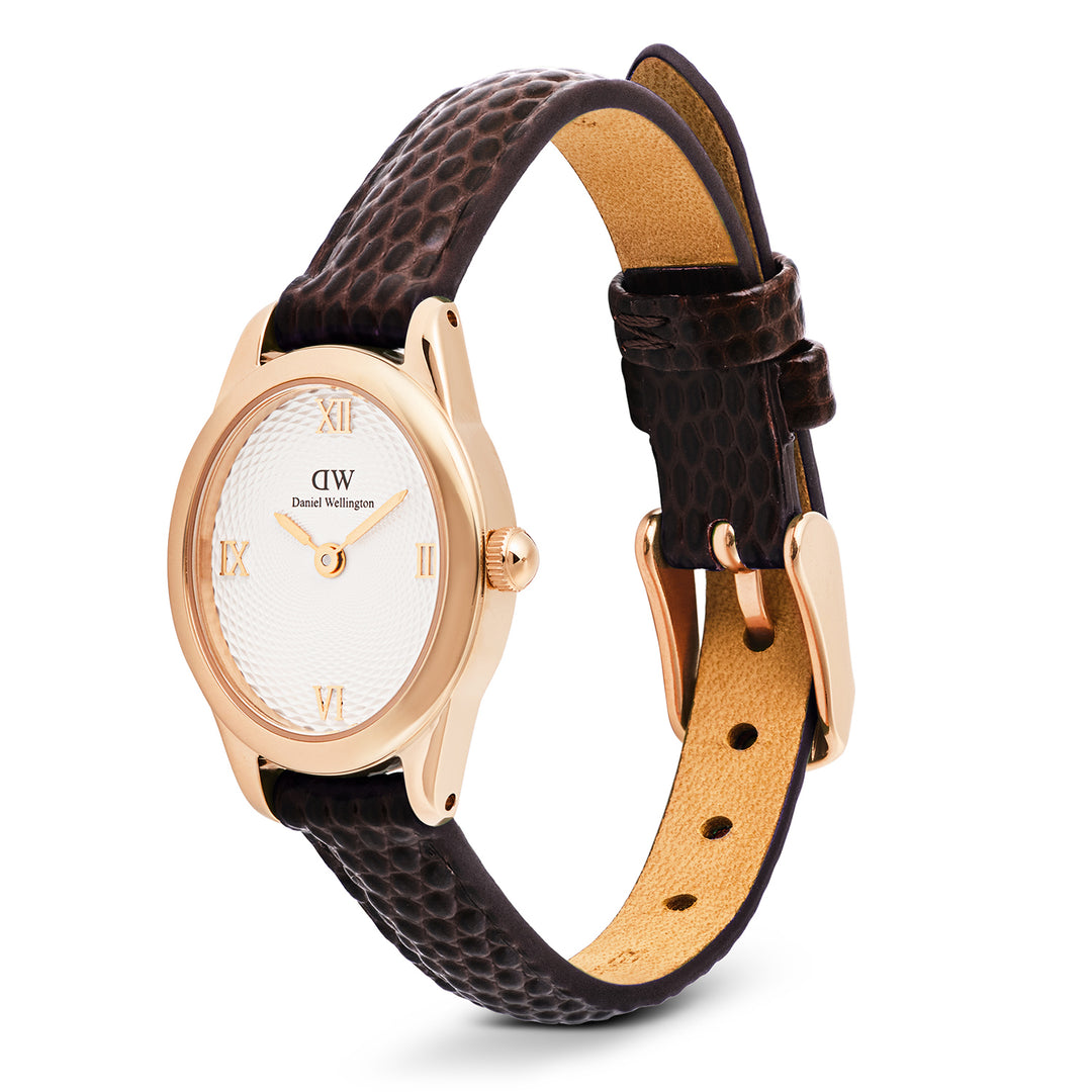 Daniel Wellington  Ladies Watch White Dial Rose Gold Tone Case Quartz