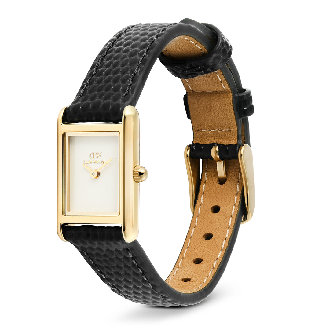 Daniel Wellington  Ladies Watch White Dial Gold Tone Case Quartz