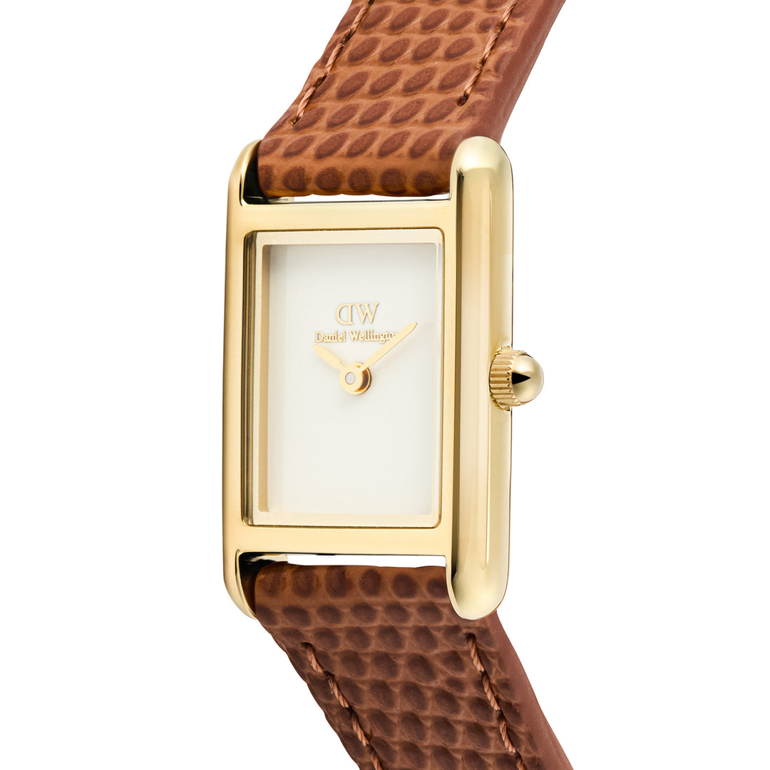 Daniel Wellington  Ladies Watch White Dial Rose Gold Tone Case Quartz