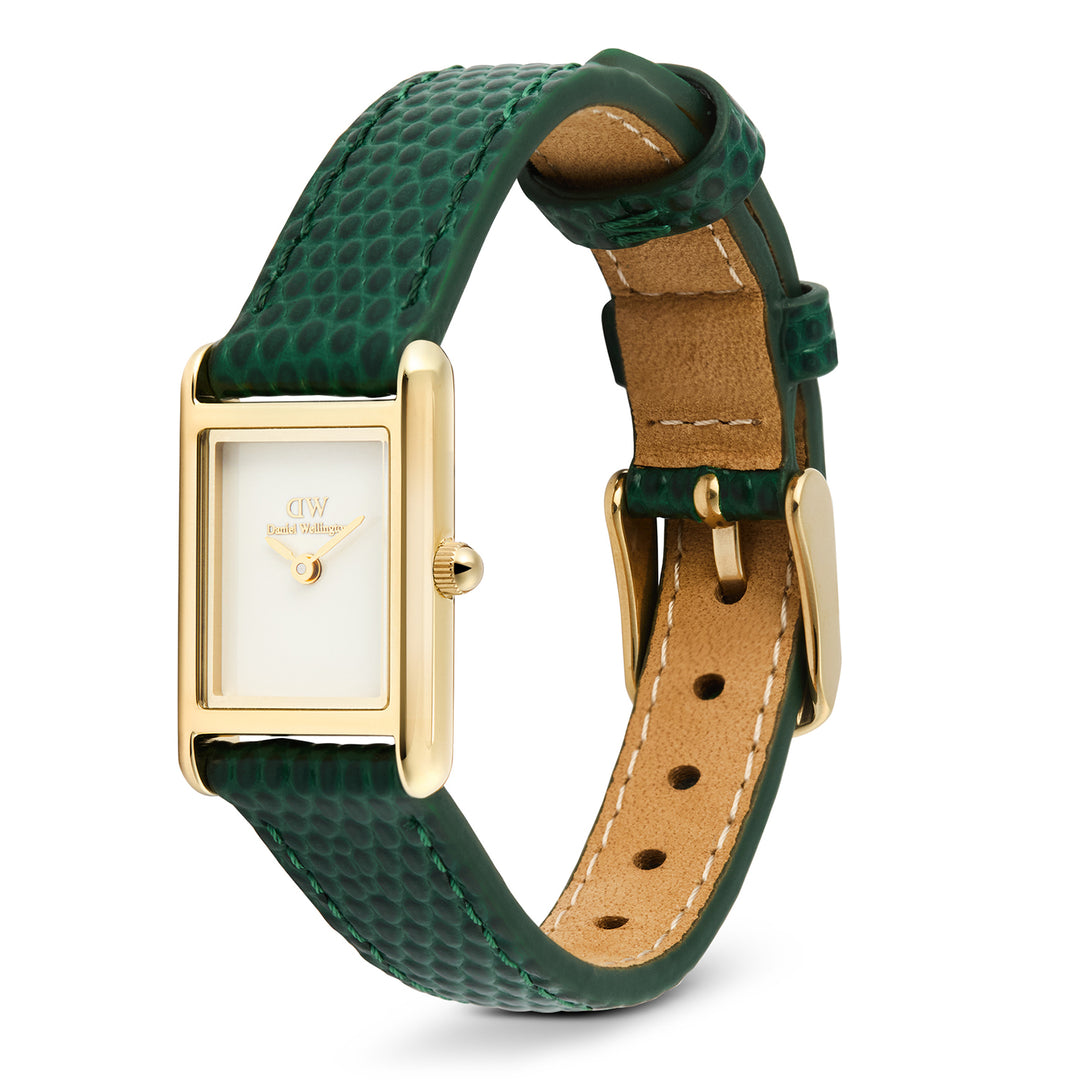Daniel Wellington  Ladies Watch White Dial Gold Tone Case Quartz