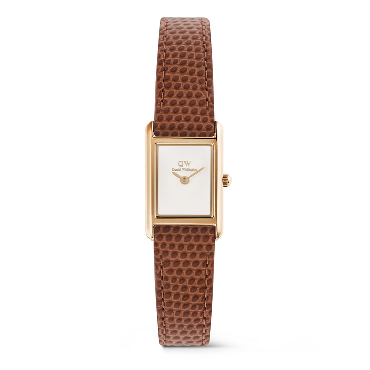 Daniel Wellington  Ladies Watch White Dial Rose Gold Tone Case Quartz