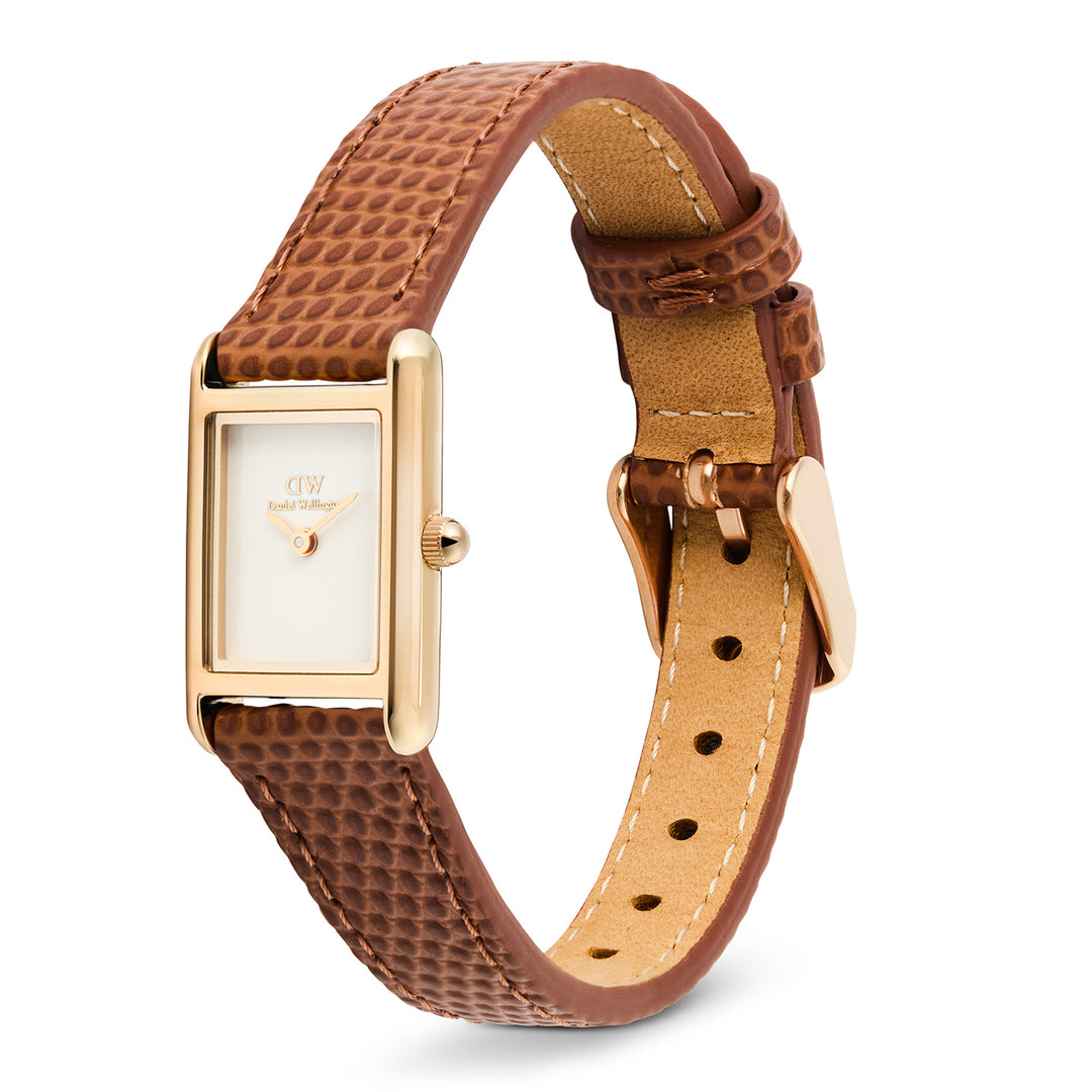 Daniel Wellington  Ladies Watch White Dial Rose Gold Tone Case Quartz