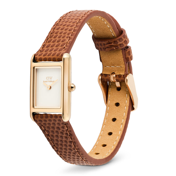 Daniel Wellington  Ladies Watch White Dial Rose Gold Tone Case Quartz