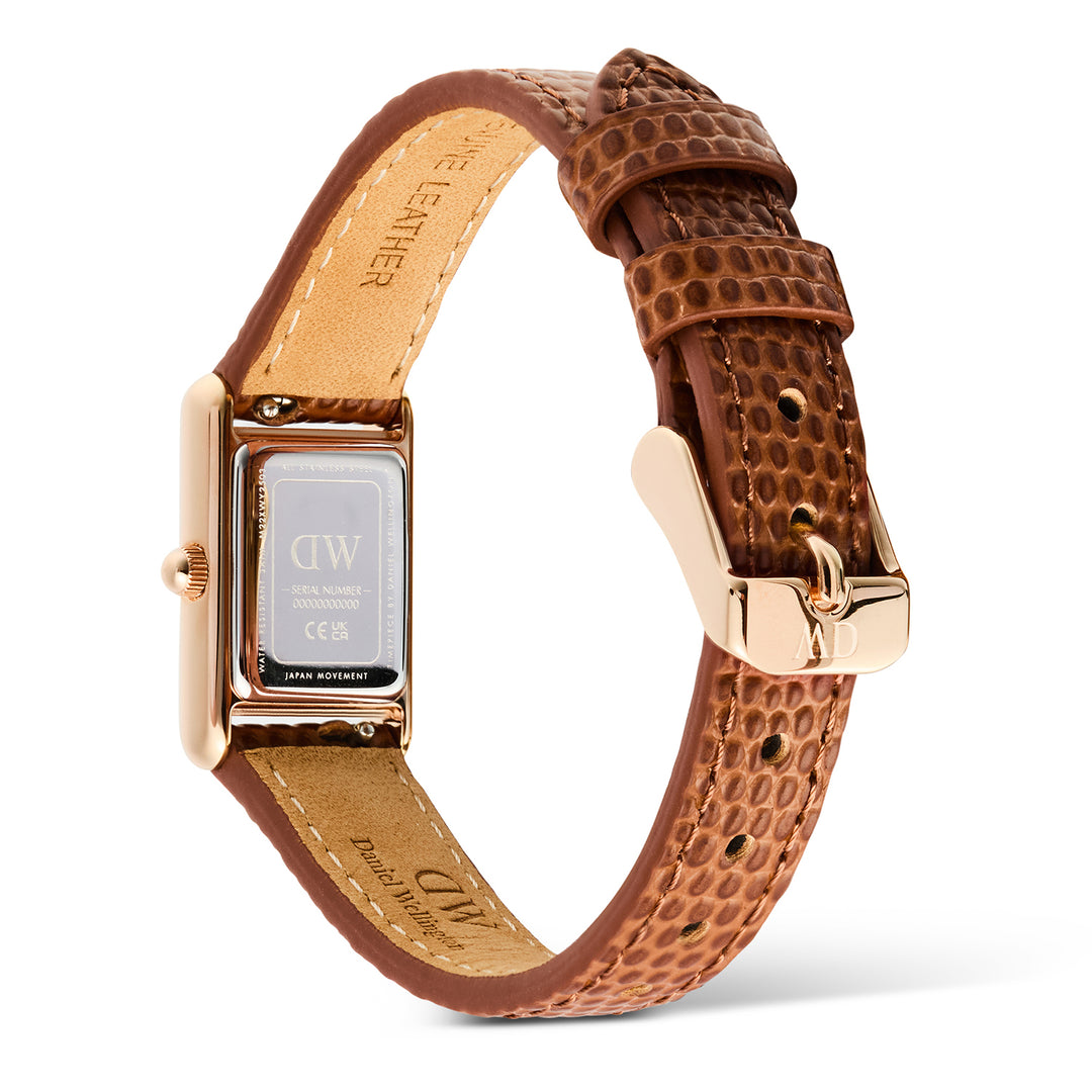 Daniel Wellington  Ladies Watch White Dial Rose Gold Tone Case Quartz