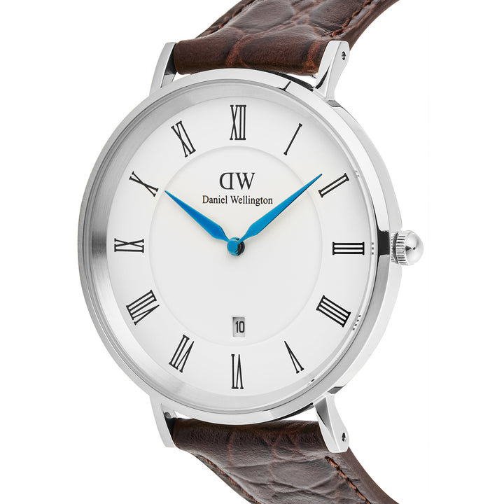 Daniel Wellington  Men's Watch White Dial Silver Tone Case Quartz