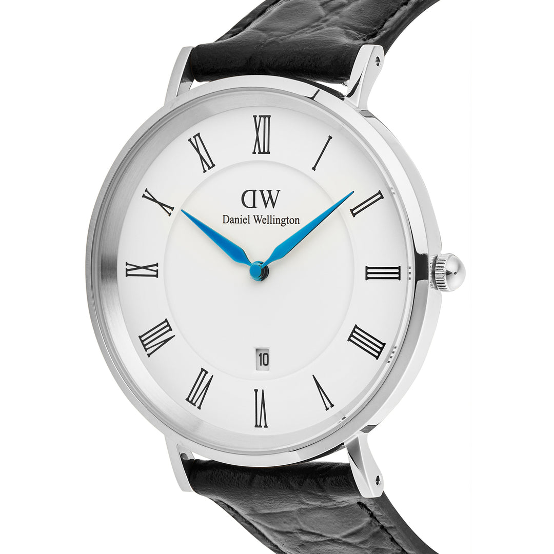 Daniel Wellington  Men's Watch White Dial Silver Tone Case Quartz