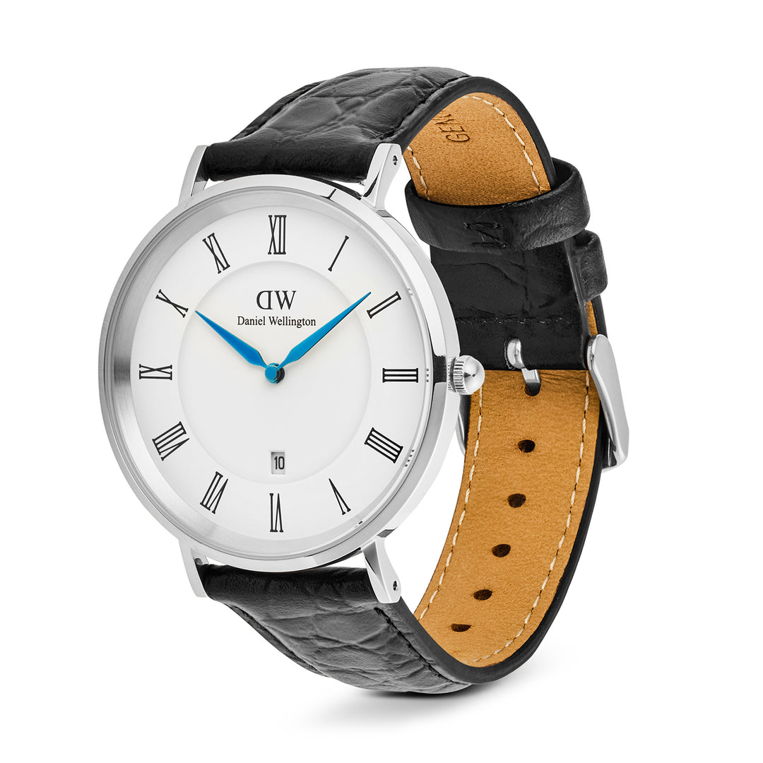 Daniel Wellington  Men's Watch White Dial Silver Tone Case Quartz