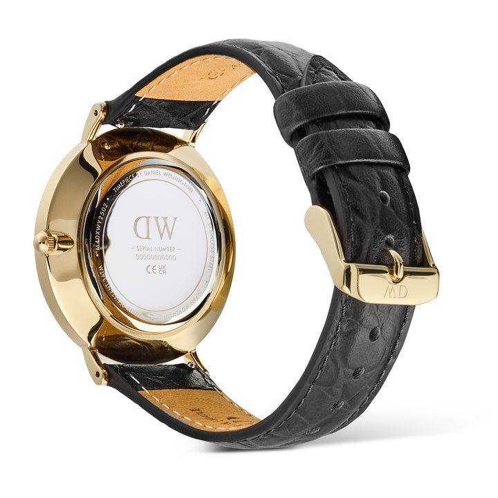 Daniel Wellington  Men's Watch White Dial Gold Tone Case Quartz