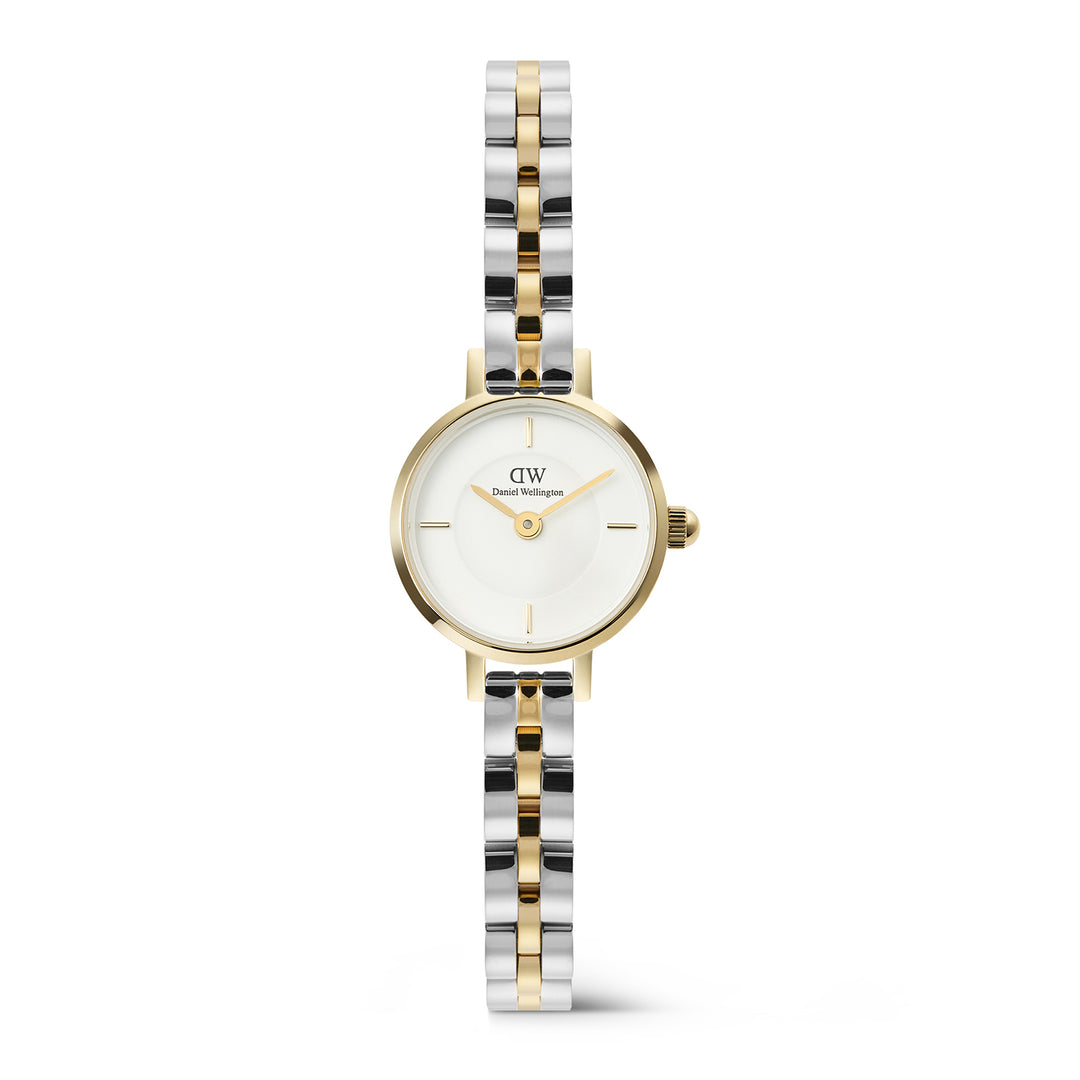 Daniel Wellington  Ladies Watch White Dial Gold Tone Case Quartz