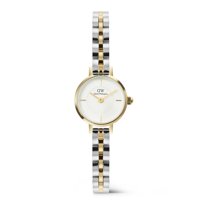 Daniel Wellington  Ladies Watch White Dial Gold Tone Case Quartz