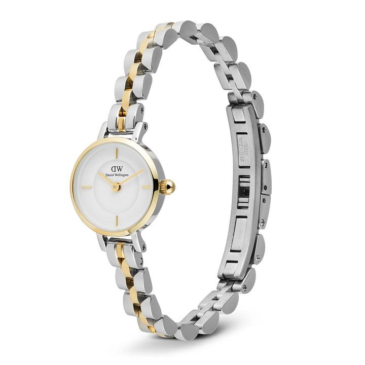 Daniel Wellington  Ladies Watch White Dial Gold Tone Case Quartz