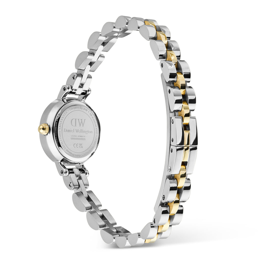 Daniel Wellington  Ladies Watch White Dial Gold Tone Case Quartz