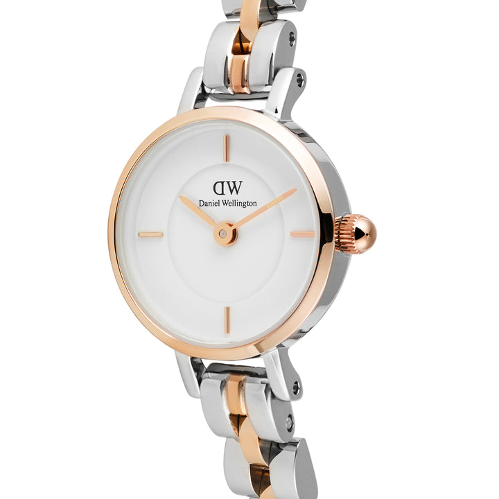 Daniel Wellington  Ladies Watch White Dial Rose Gold Tone Case Quartz