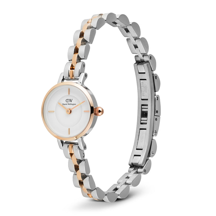 Daniel Wellington  Ladies Watch White Dial Rose Gold Tone Case Quartz