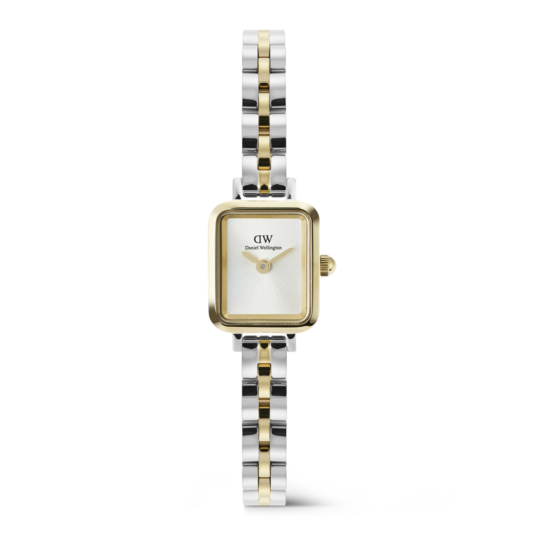 Daniel Wellington  Ladies Watch White Dial Gold Tone Case Quartz
