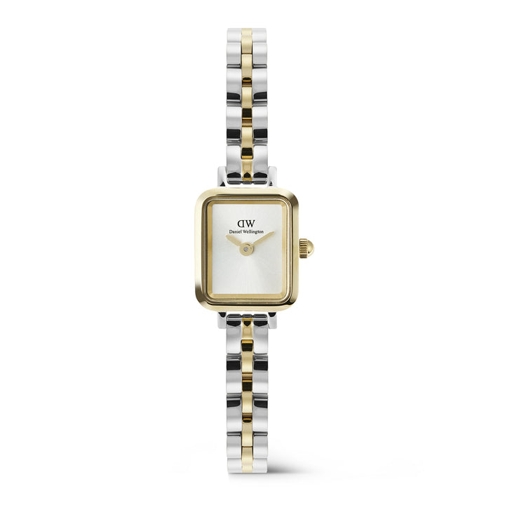 Daniel Wellington  Ladies Watch White Dial Gold Tone Case Quartz