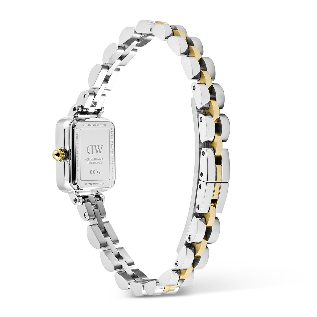 Daniel Wellington  Ladies Watch White Dial Gold Tone Case Quartz