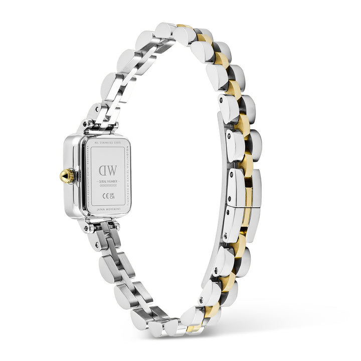 Daniel Wellington  Ladies Watch White Dial Gold Tone Case Quartz