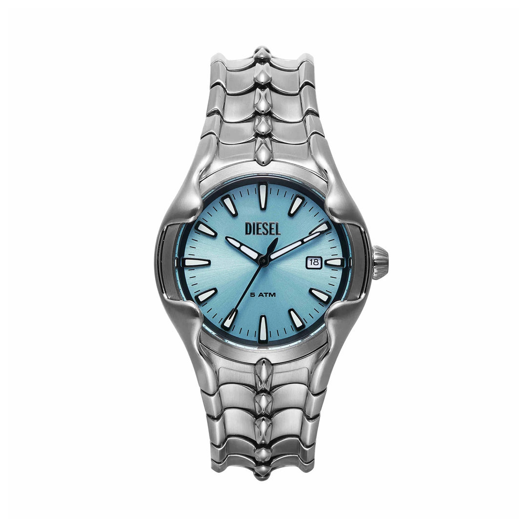 Diesel Vert Men's Silver Mixed Watch