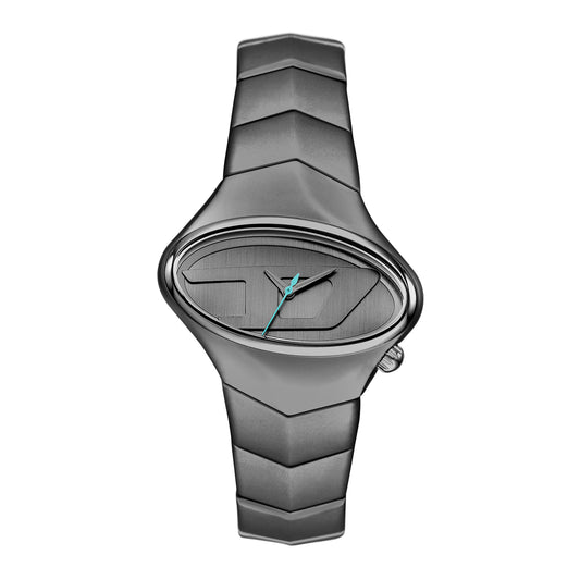 Diesel Men's D-Rush Three-Hand Gunmetal Stainless Steel Watch