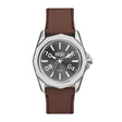 Diesel Men's Stinger Three-Hand Brown Leather Watch