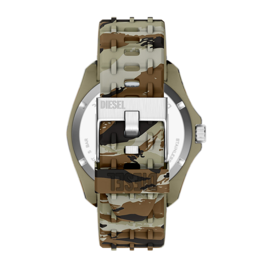 Diesel Men's Stinger Three-Hand Camo Silicone Watch