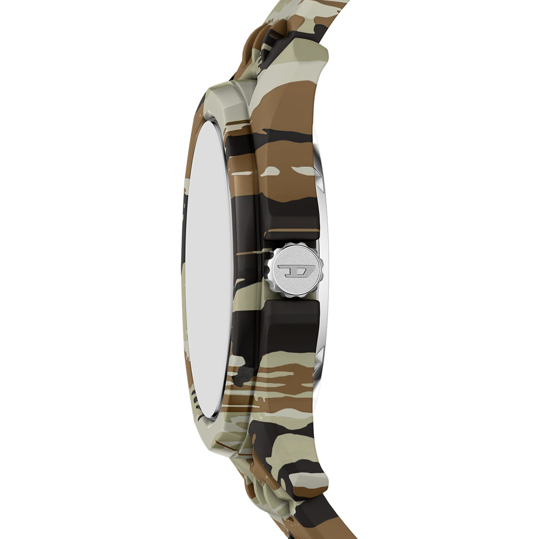 Diesel Men's Stinger Three-Hand Camo Silicone Watch
