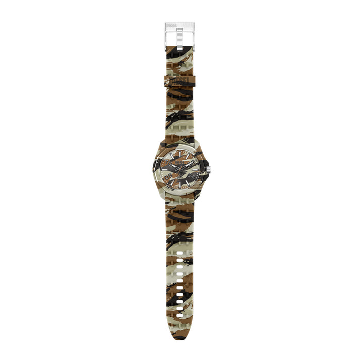 Diesel Men's Stinger Three-Hand Camo Silicone Watch