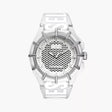 Diesel Framed Men's White Pro-Planet Textile Watch