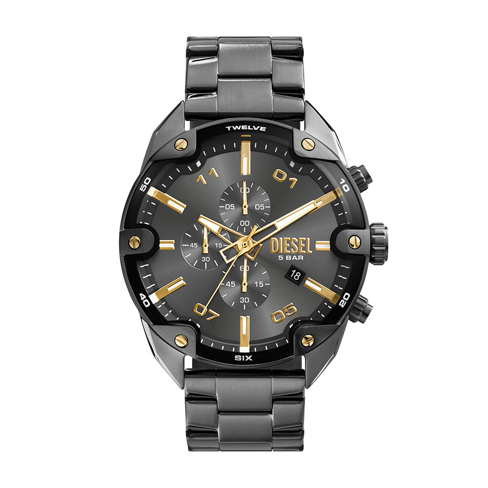 Diesel Spiked Chronograph Two-Tone Stainless Steel Watch - DZ4669