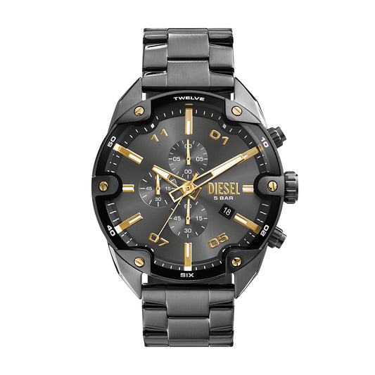 Diesel Spiked Chronograph Two-Tone Stainless Steel Watch
