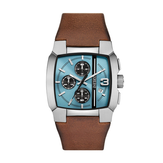 Diesel Cliffhanger Chronograph Brown Leather Watch